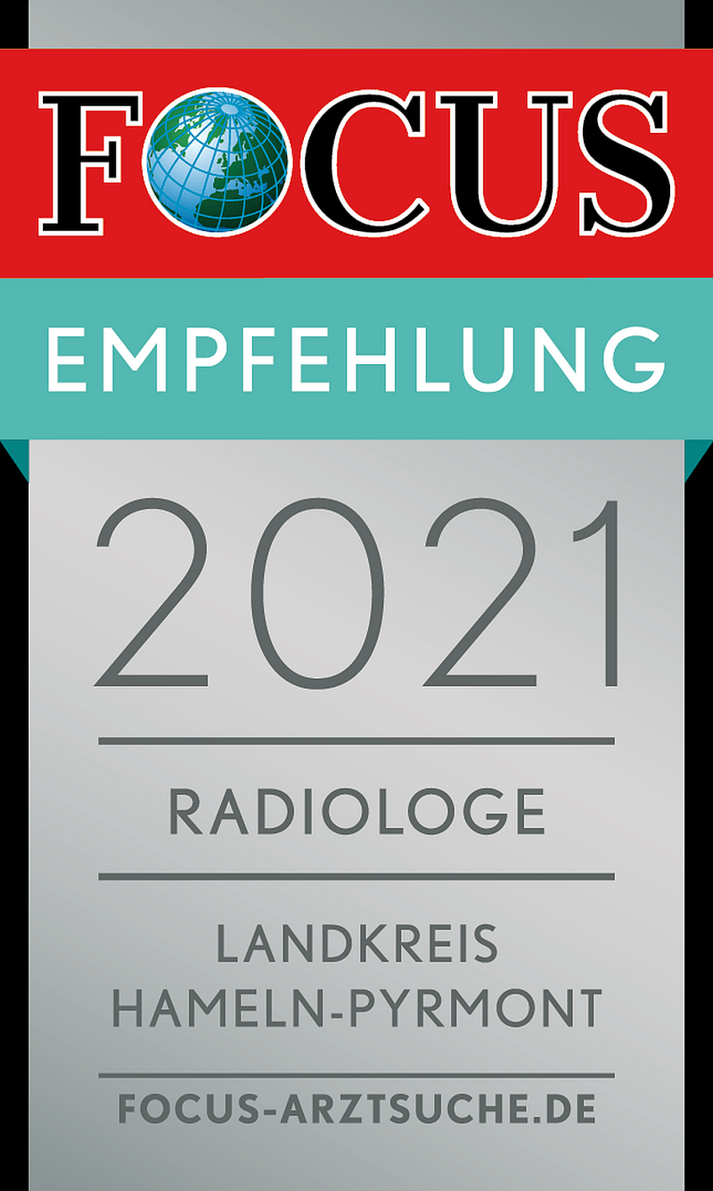 FOCUS-Empfehlungssiegel Radiologe im Landkreis Hameln-Pyrmont